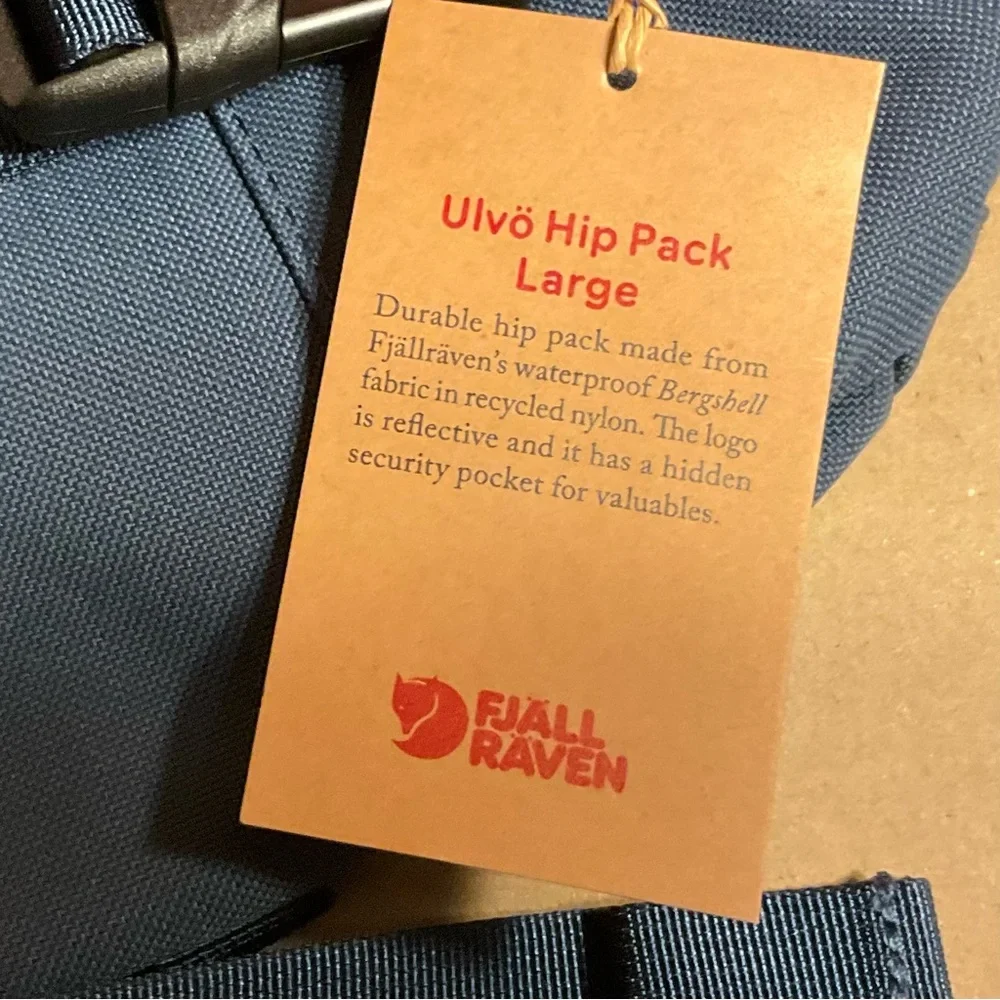 Fjallraven Ulvo Large 4L Hip Pack Blue - Picture 8 of 12